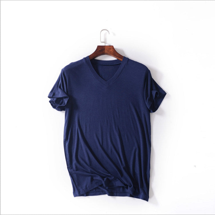 Short-sleeved T-shirt Men's V-neck