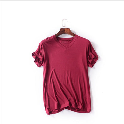 Short-sleeved T-shirt Men's V-neck
