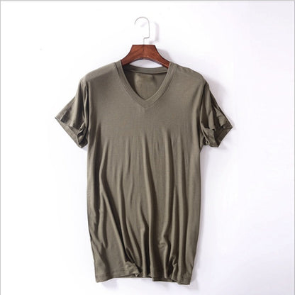 Short-sleeved T-shirt Men's V-neck