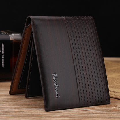 Short Style Mens Wallet with Multiple Card Slots