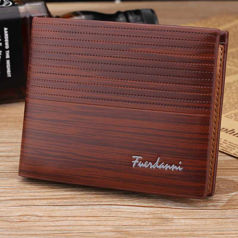 Short Style Mens Wallet with Multiple Card Slots