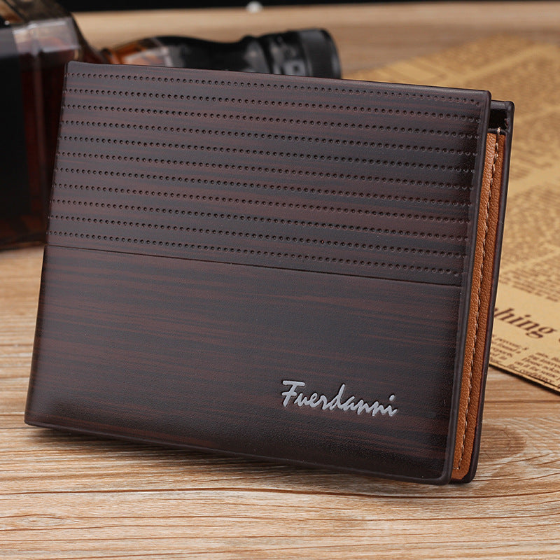 Short Style Mens Wallet with Multiple Card Slots