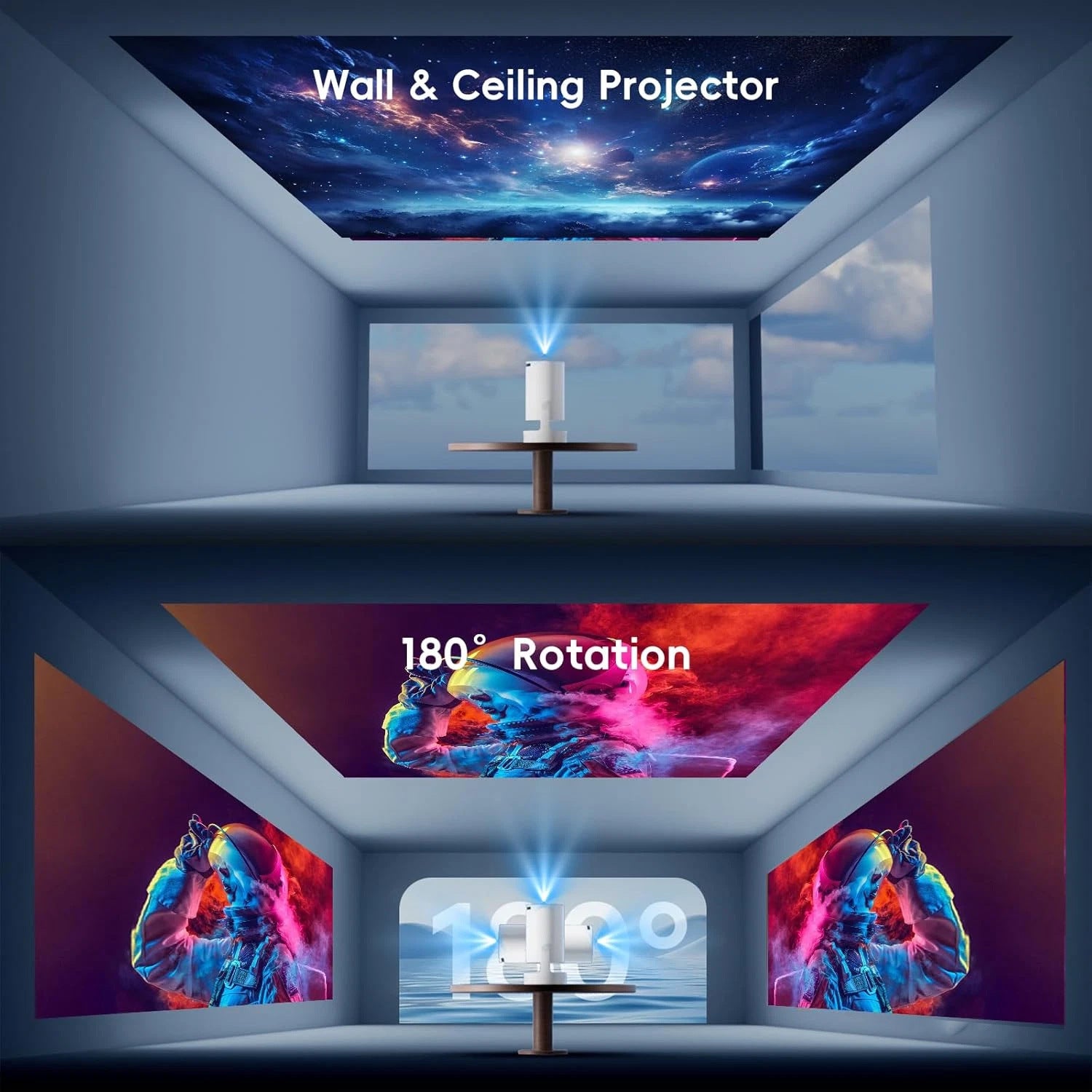 Short-throw 4K projector