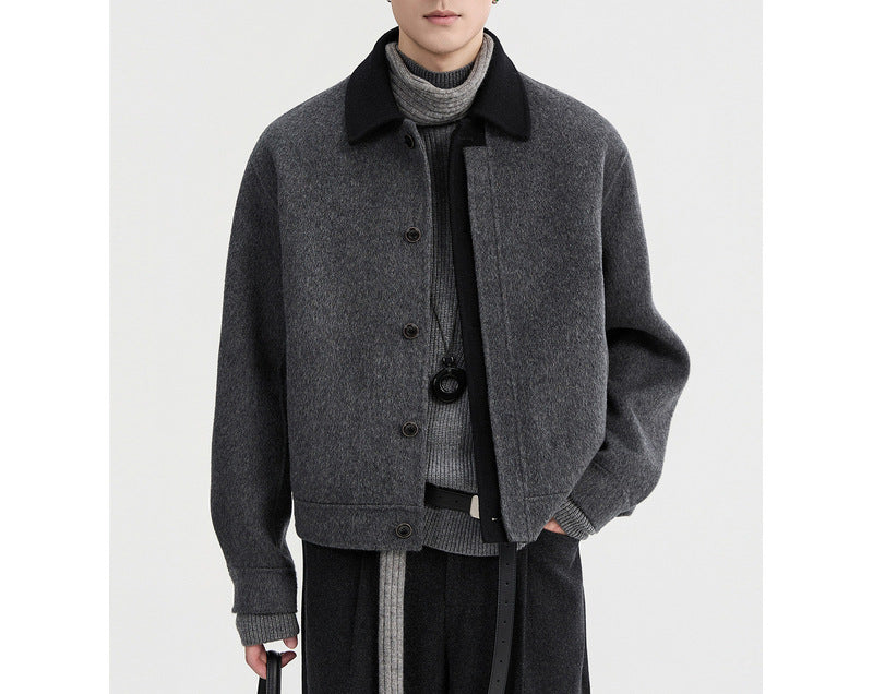 Short wool coat