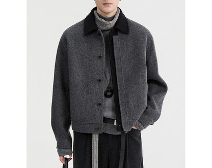 Short wool coat