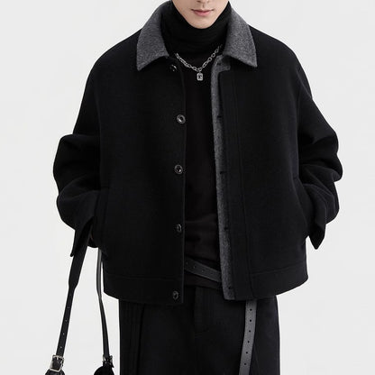Short wool coat