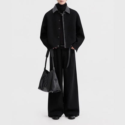 Short wool coat