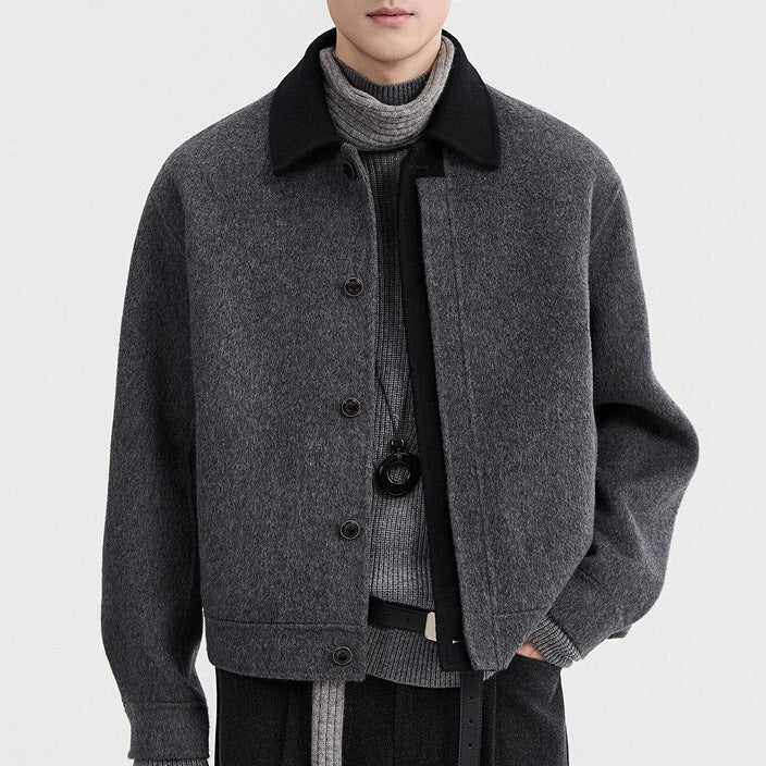 Short wool coat