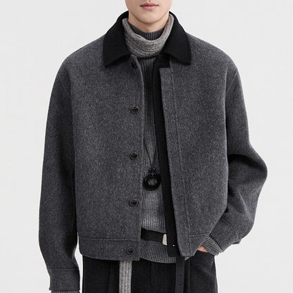 Short wool coat