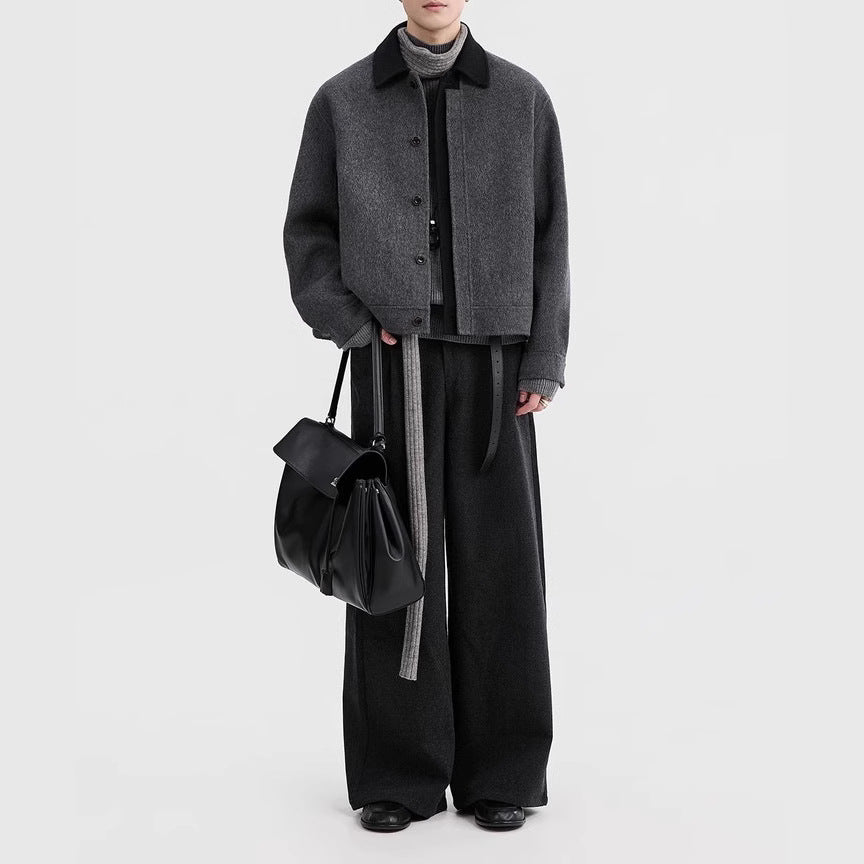 Short wool coat
