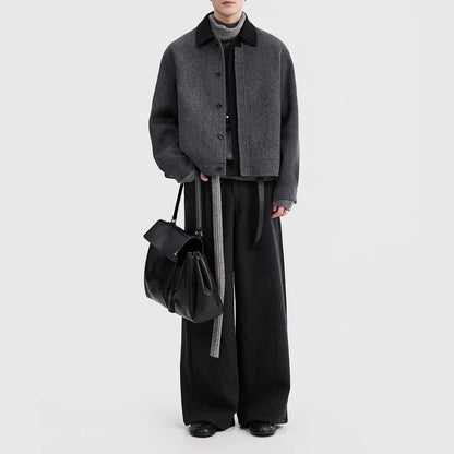 Short wool coat