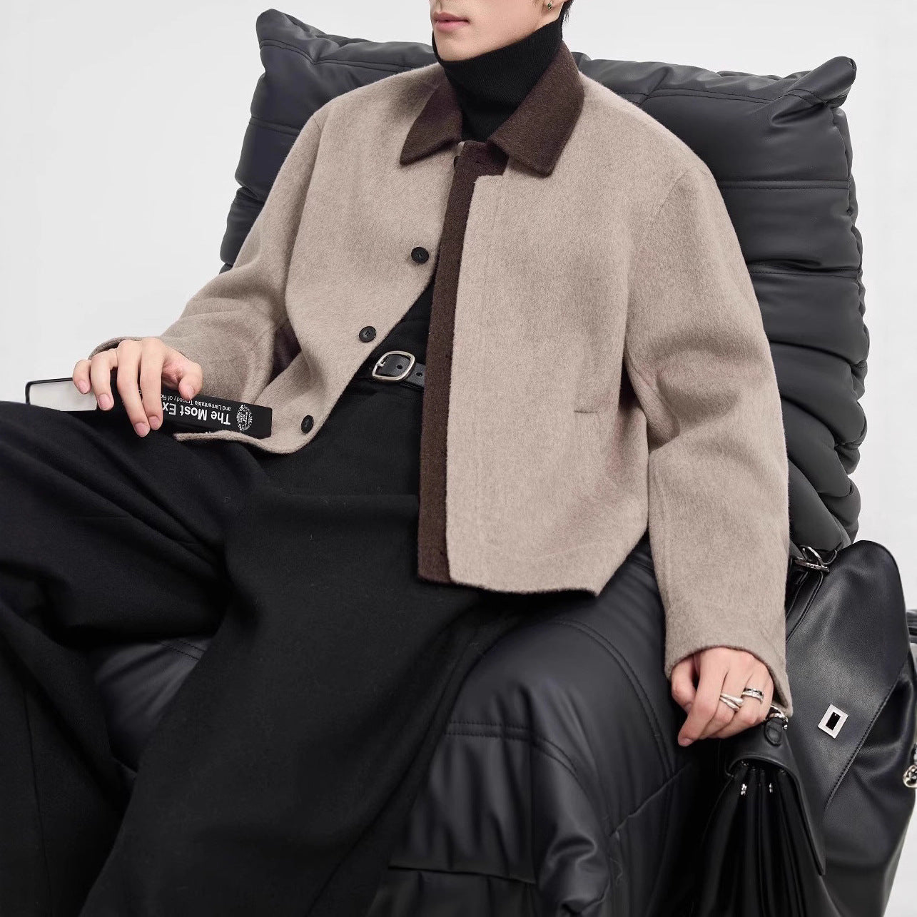 Short wool coat