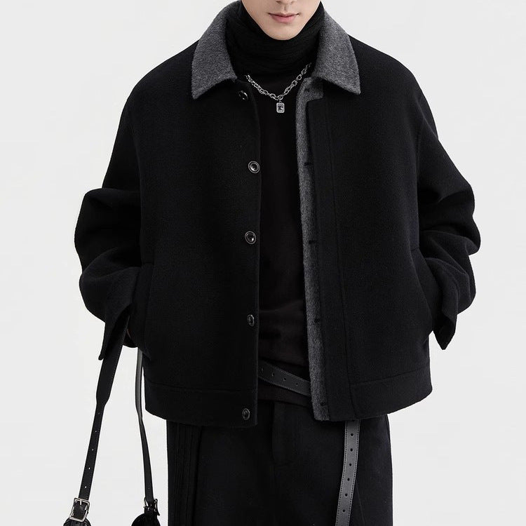Short wool coat