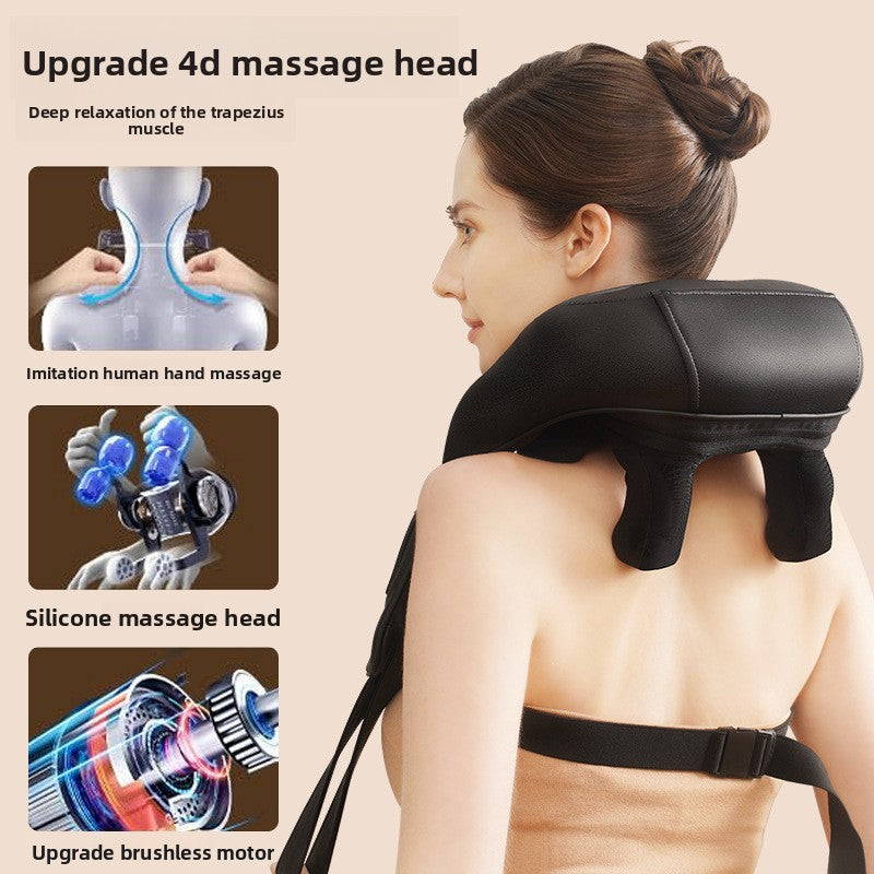 Shoulder and neck massage shawl