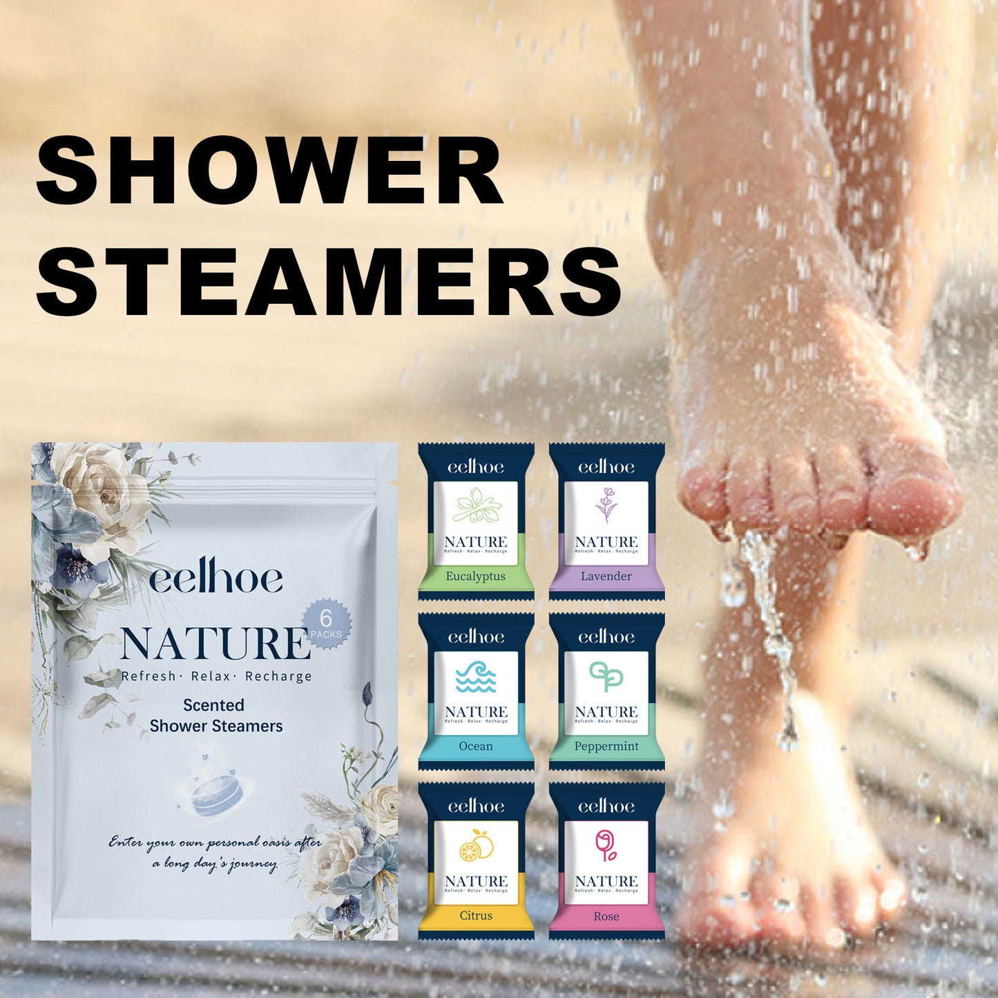 Shower cleaning tablets