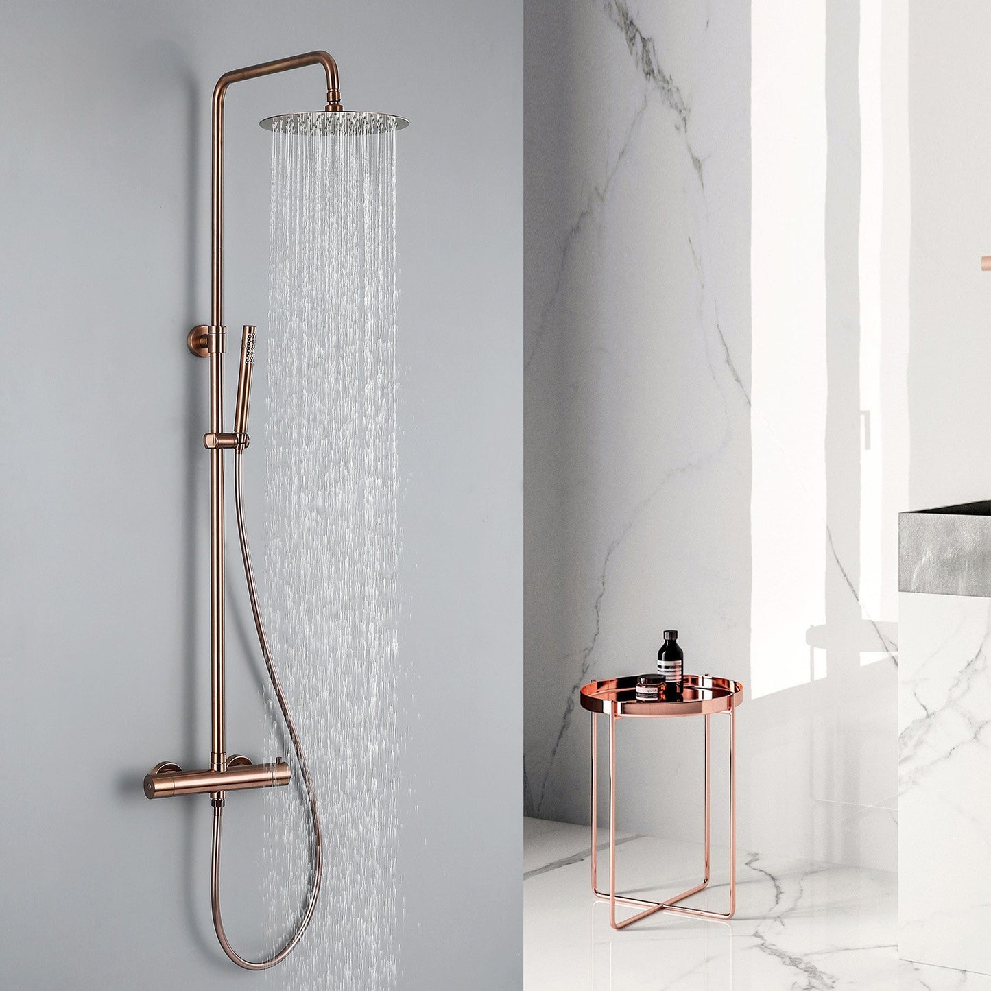 Shower faucet set