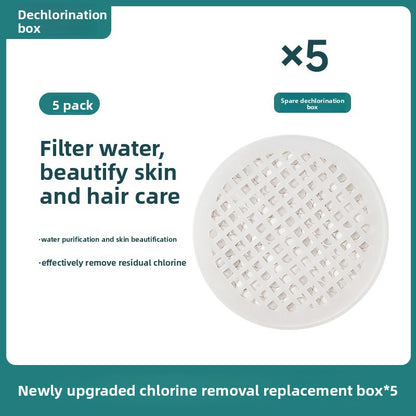 Shower head filter element
