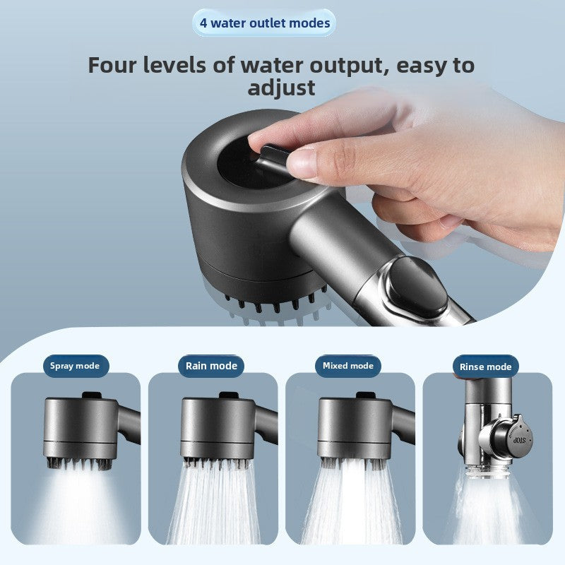 Shower head with bracket