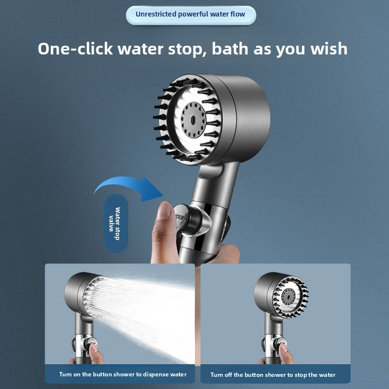 Shower head with bracket