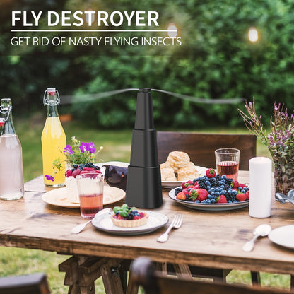 Shrinkable Fan Leaf Fly Repellent Indoor and Outdoor Multifunctional Automatic Fly Trap Battery Plastic Mosquito Repellent Fan