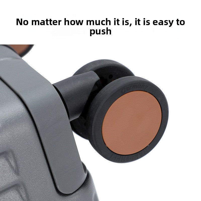 Side-open the chubby suitcase