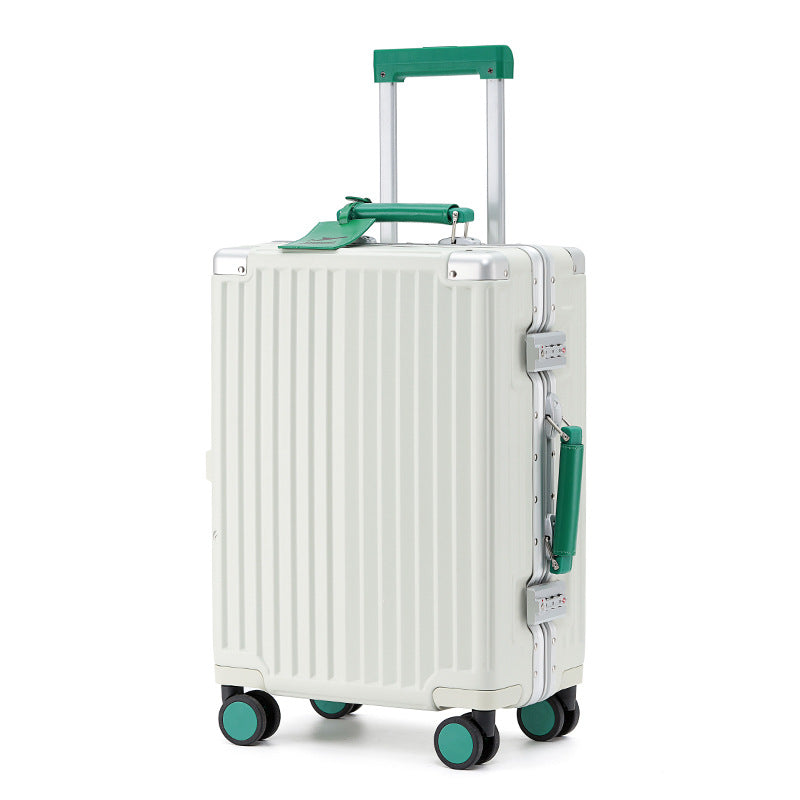 Side-open the chubby suitcase