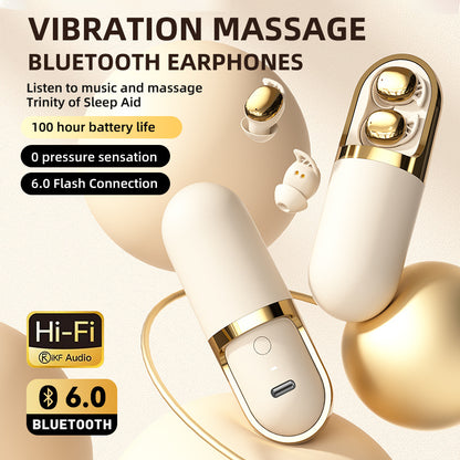 Side Sleeping Without Ear Pressure Vibration Massage Instrument