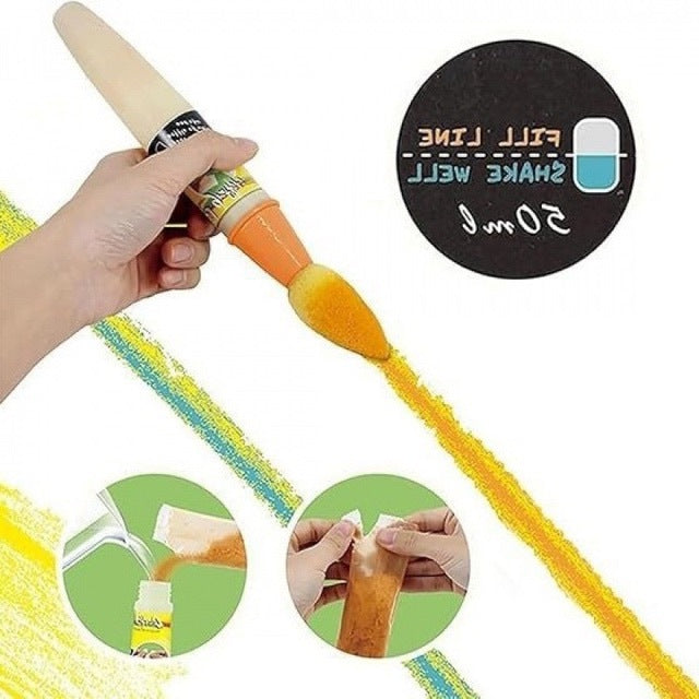 Sidewalk Chalk Paint Brush Set