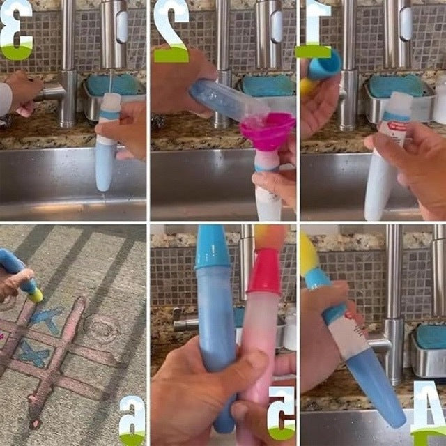 Sidewalk Chalk Paint Brush Set