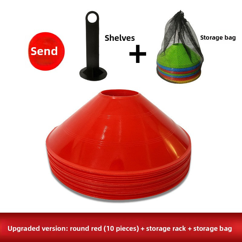 Sign Plate Obstacle Ball Holder Logo Sign Butterfly Pier Pad Pile Roadblock Football Training Equipment Digital Sign Plate