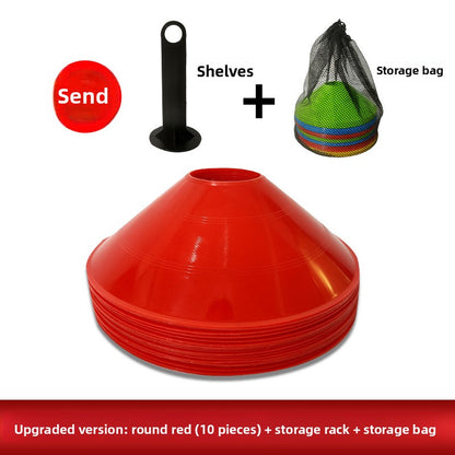 Sign Plate Obstacle Ball Holder Logo Sign Butterfly Pier Pad Pile Roadblock Football Training Equipment Digital Sign Plate