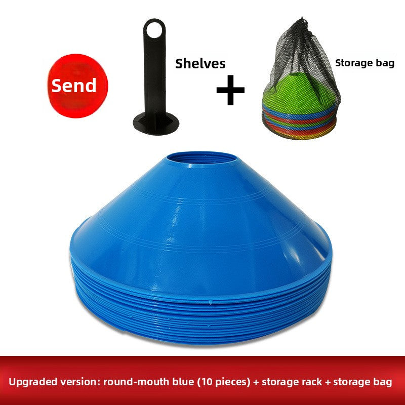 Sign Plate Obstacle Ball Holder Logo Sign Butterfly Pier Pad Pile Roadblock Football Training Equipment Digital Sign Plate