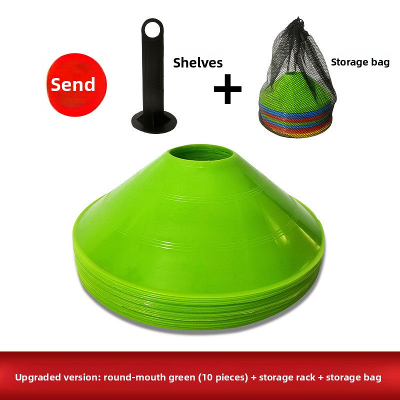 Sign Plate Obstacle Ball Holder Logo Sign Butterfly Pier Pad Pile Roadblock Football Training Equipment Digital Sign Plate