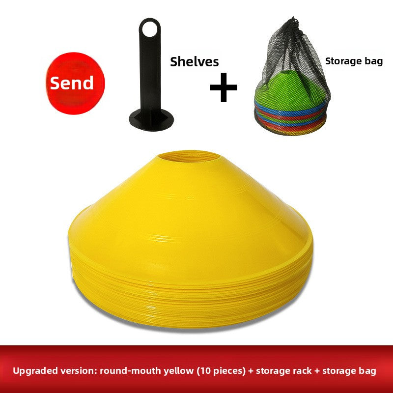 Sign Plate Obstacle Ball Holder Logo Sign Butterfly Pier Pad Pile Roadblock Football Training Equipment Digital Sign Plate