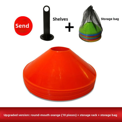 Sign Plate Obstacle Ball Holder Logo Sign Butterfly Pier Pad Pile Roadblock Football Training Equipment Digital Sign Plate