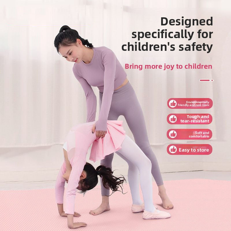Silent and shock-absorbing yoga mat
