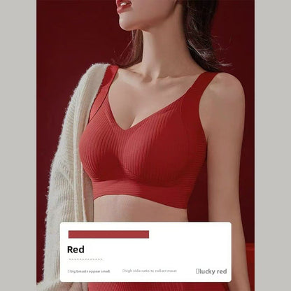 Silent Concealing Double-Breast Women's Bra