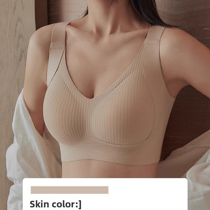 Silent Concealing Double-Breast Women's Bra