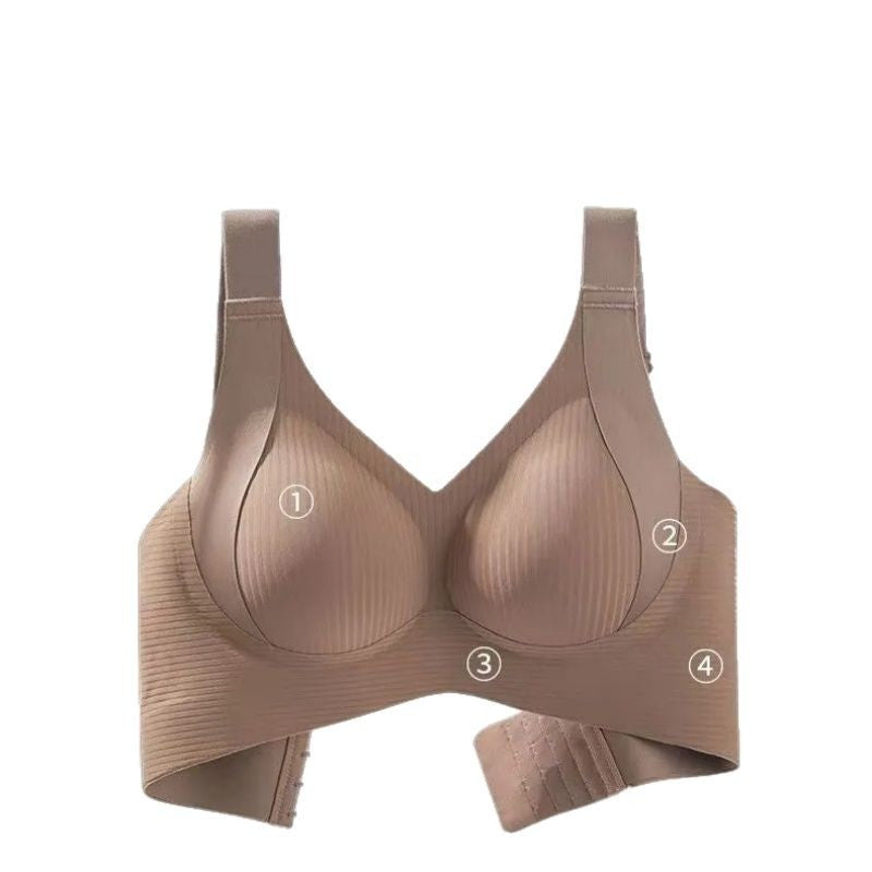 Silent Concealing Double-Breast Women's Bra