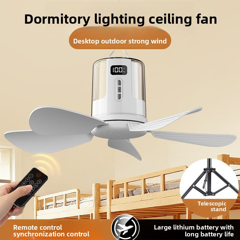 Silent dormitory electric fan