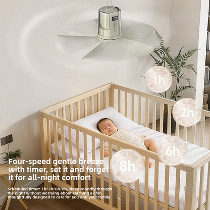 Silent dormitory electric fan