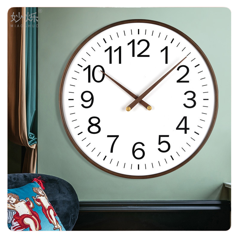 Silent Large Wall Clock Modern Simple Design