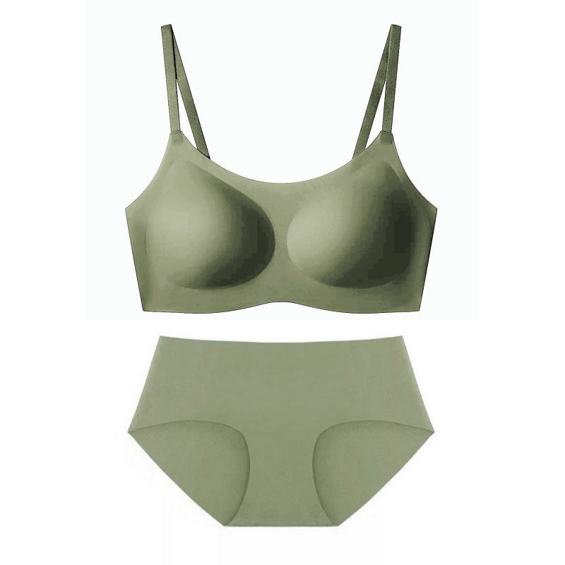 Silent Seamless Backless Bra Set