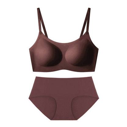 Silent Seamless Backless Bra Set