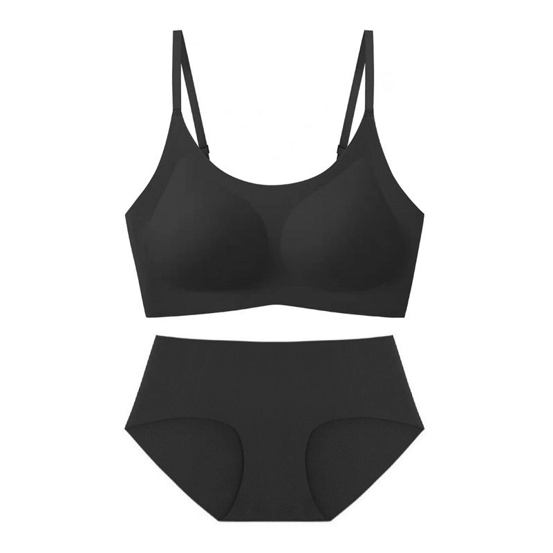 Silent Seamless Backless Bra Set