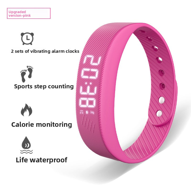 Silent vibration electronic watch