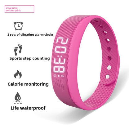 Silent vibration electronic watch
