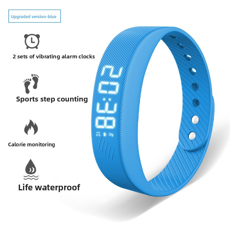 Silent vibration electronic watch