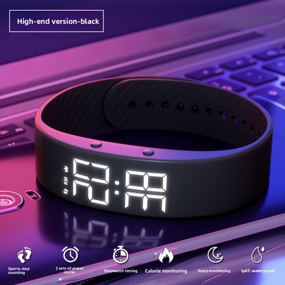Silent vibration electronic watch