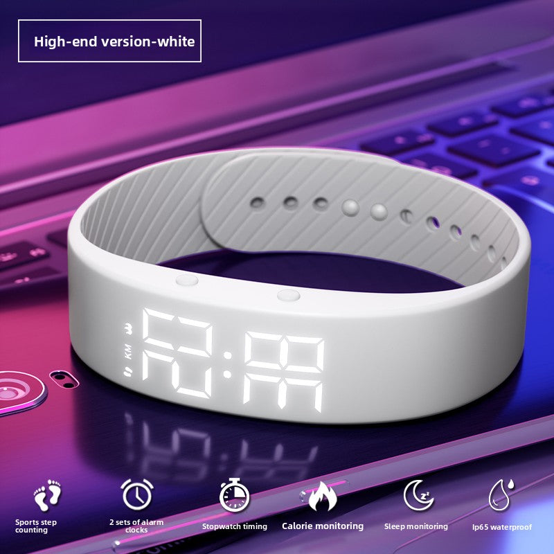 Silent vibration electronic watch